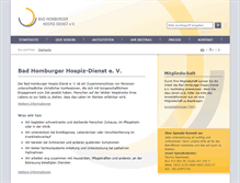 Tablet Screenshot of hospizdienst-bad-homburg.de